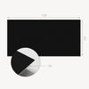 Self-Adhesive Vinyl Panel - Office Wall Decoration 120x60 cm Dark Graphite Color