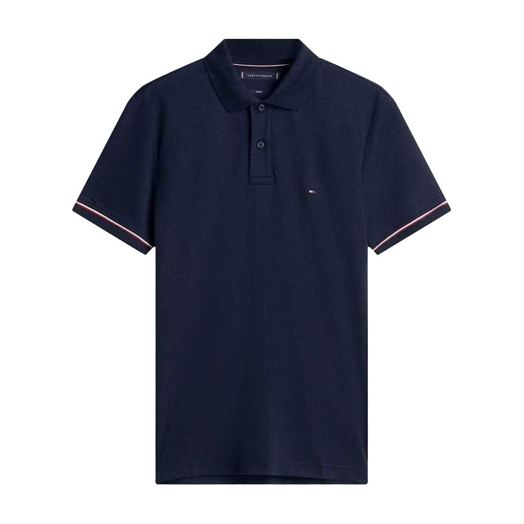 Tommy Hilfiger Mens Liquidtip Collared Short-Sleeved Polo Shirt