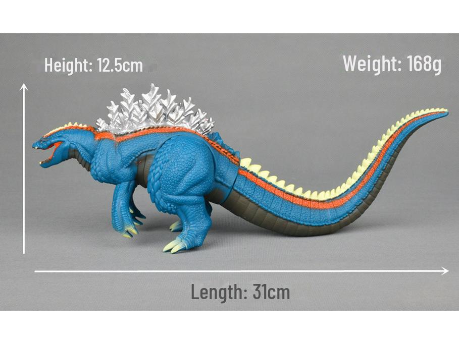 Мягкая резиновая подвижная модель динозавра Gamera Godzilla Series