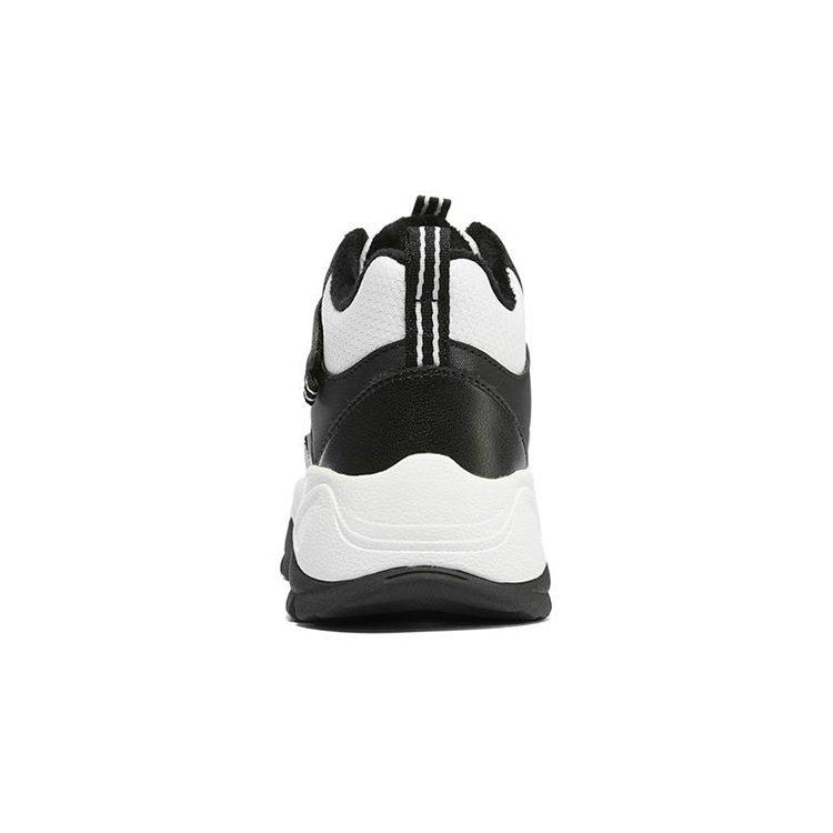 Skechers Kozmiks Высокие Детские Повседневные Кроссовки Черно-Белые Подростковые 302527L-WBK