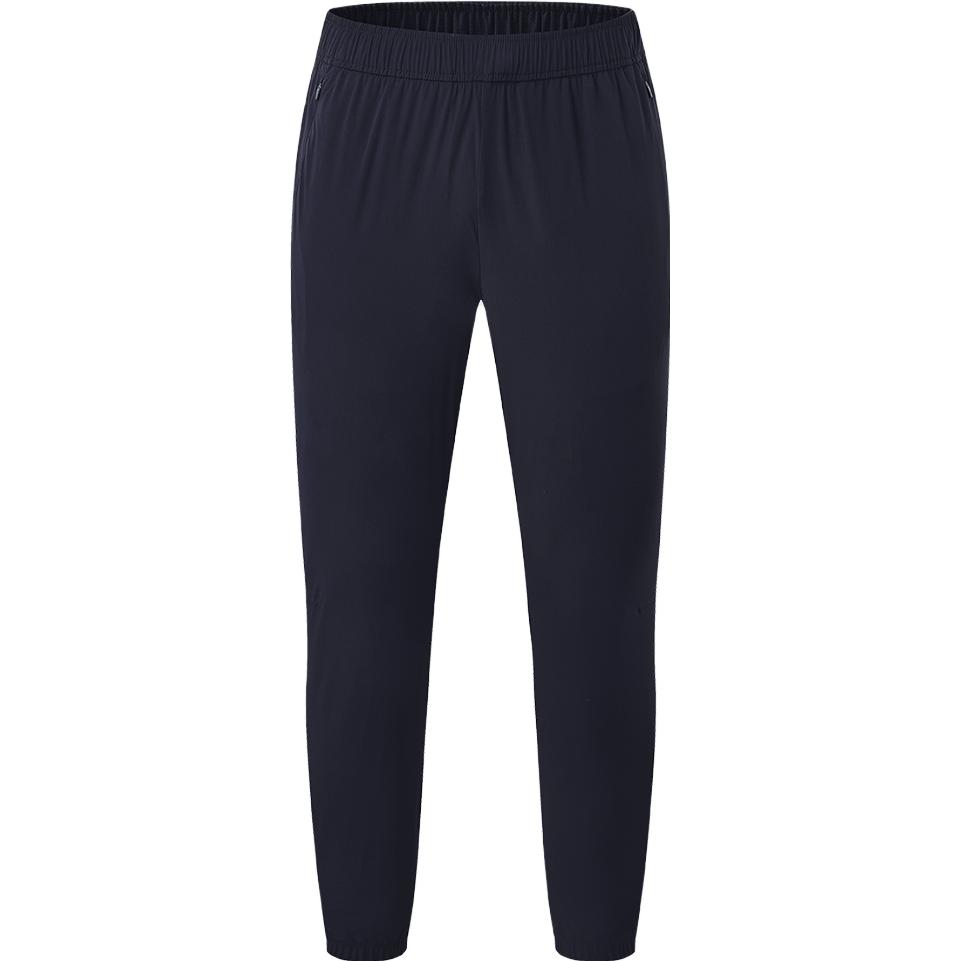 Fila Тканые длинные брюки 2023 Осень Новые Базовые Простые С манжетами Теннисные Спортивные брюки Мужские брюки Темно-синий A11M333802F-NV