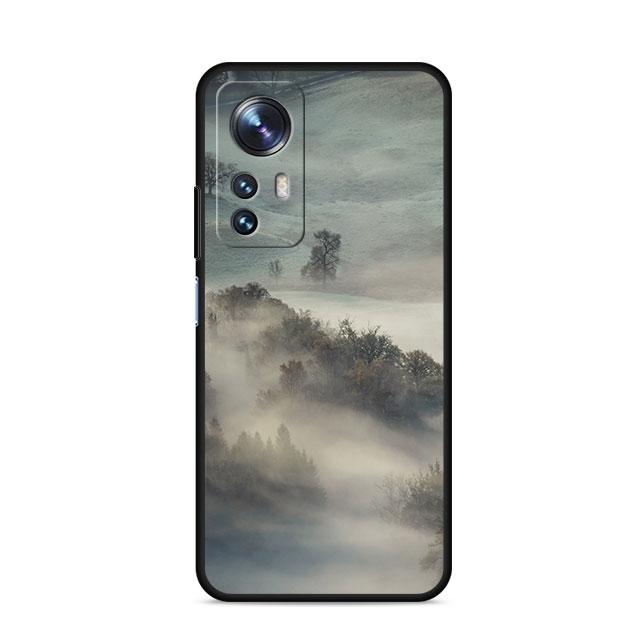 Case For Xiaomi Mi 11 Lite 5G NE 11T Pro 10T 9T 12 12T 12S 12X 11X 11i Note 10 9 Silicone TPU Phone Cover Cool Mountain Peak Sac