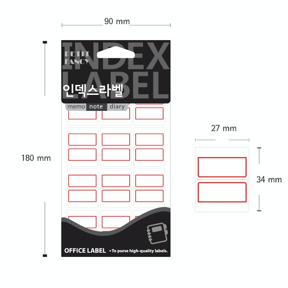 Petit Fancy Наклейки для этикеток (по 10 шт. каждая) Указательная этикетка / Этикетка категории / Офисная этикетка / Наклейки для тегов / Инструменты для маркировки / Метка для указателя — 48 вариантов