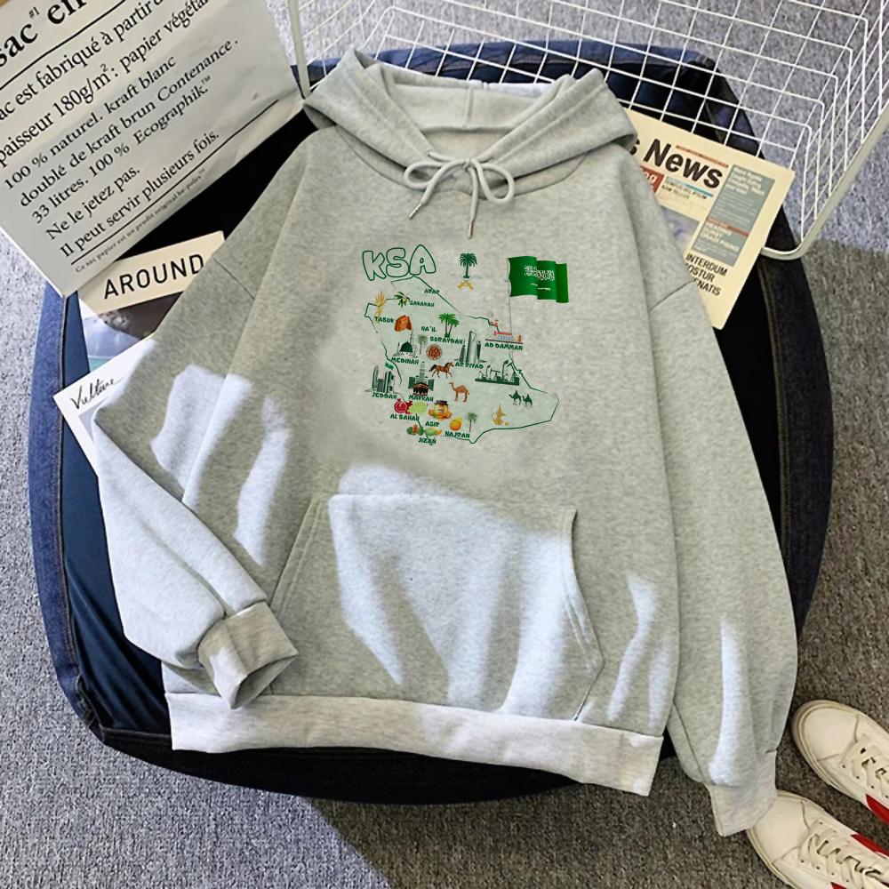 Худи в корейском стиле Футболка с капюшоном в стиле аниме Готические толстовки Королевство Саудовская Аравия Анимация Повседневный Спортивный стиль Классический Простой
