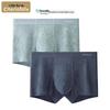 Мужские бесшовные боксеры-слипы из модала с геометрическим принтом (2-Pack)