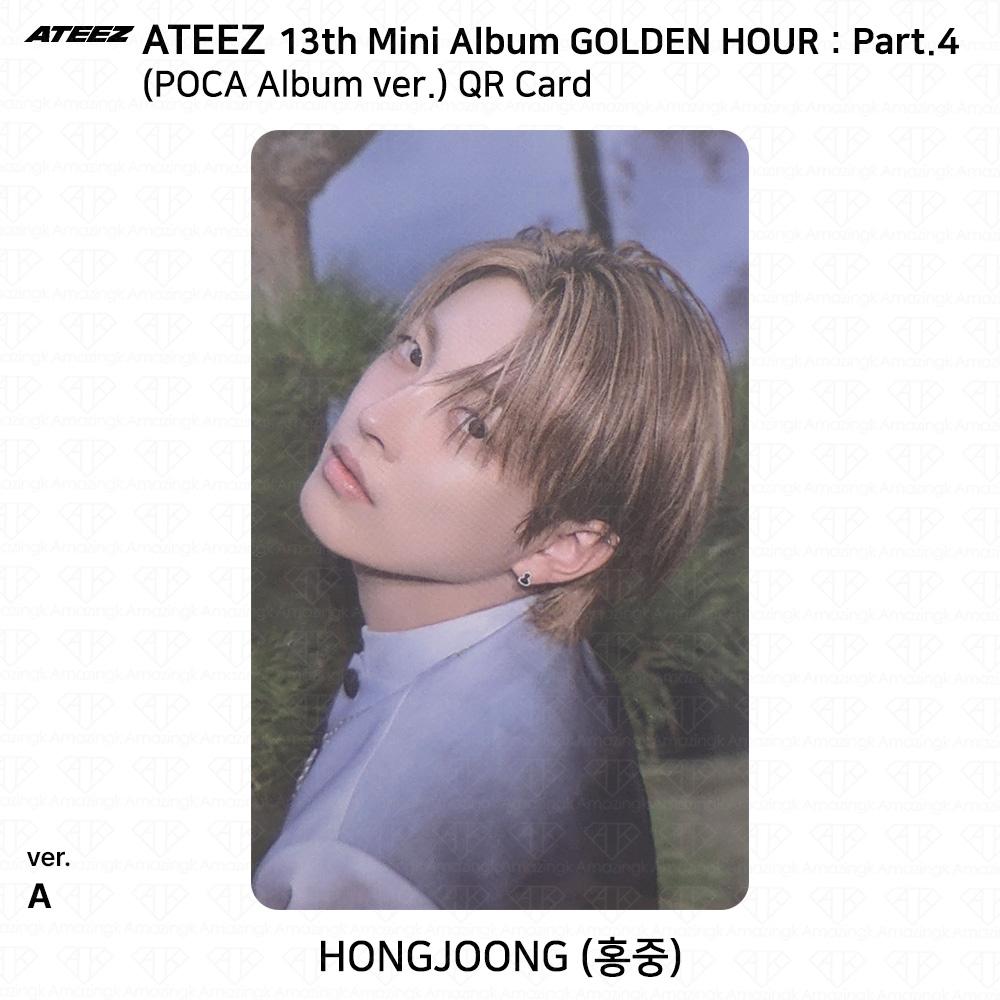 ATEEZ 13-й мини-альбом Golden Hour Часть 4 POCA Альбом версия. Фотокарта