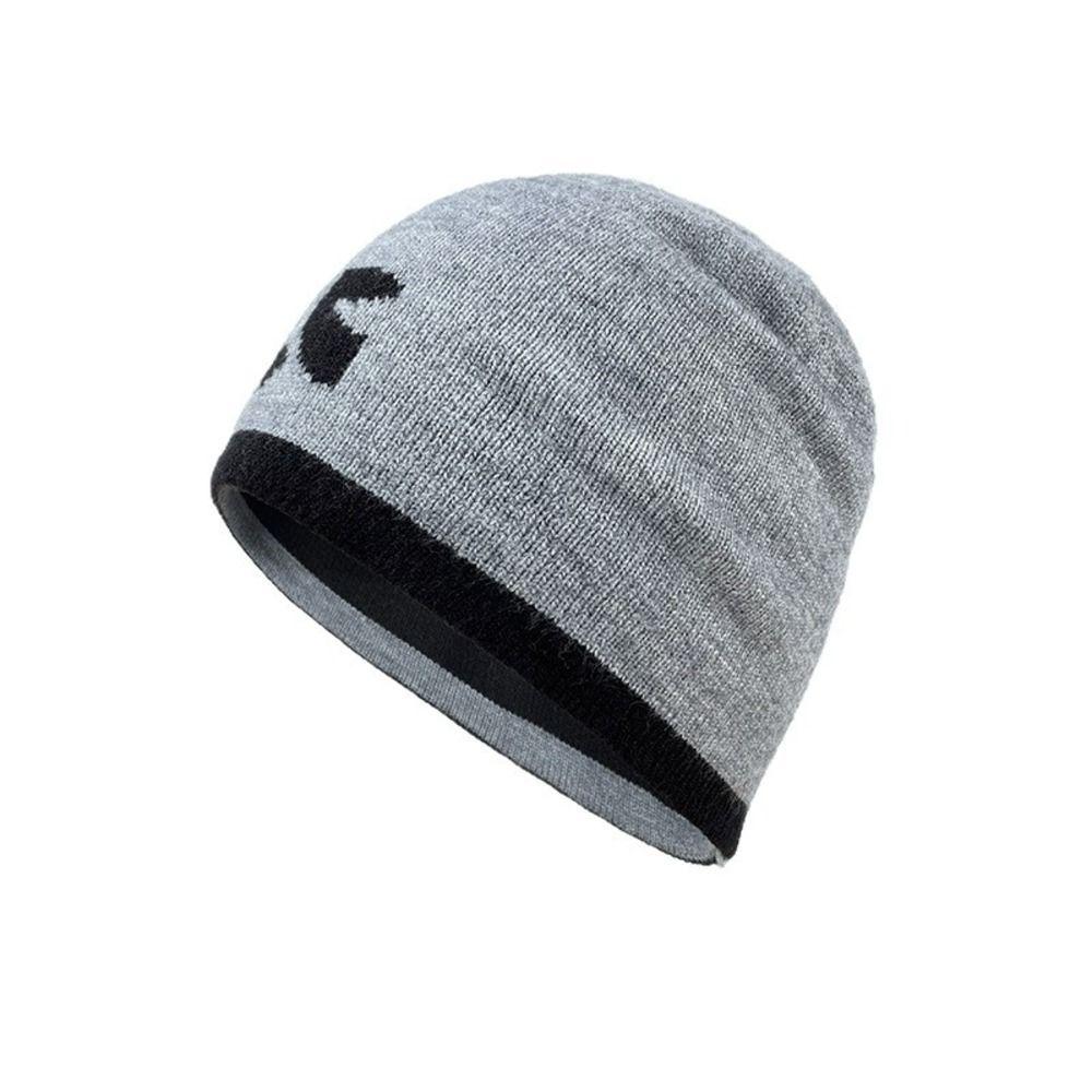 Warm Fall Winter Skull Cap Cartoon Face Design Streetwear Beanie Casual Knitted Beanie Hat Women