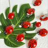 10Pcs Simulated Ladybug Hair Clips Animal Insect Hair Clips Creative Hair Accessories Headwear For Hair Decoration