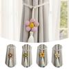 Elastic Band Curtain Tieback No Punching Curtain Rope Holders Window Curtain Buckles Kids Room