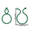 Plastic Garden Plant Clips Tie Strapping Vine Bundled Buckle Ring Garden Tomato Grapevine Hook Reusable Plants Support Tools