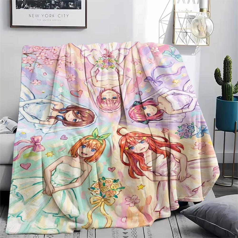 1Pc The Quintessential Print Flannel Blanket, High quality Comfortable for All Seasons, Home Decor, Warmth and Comfort, Perfect for Christmas Gifts