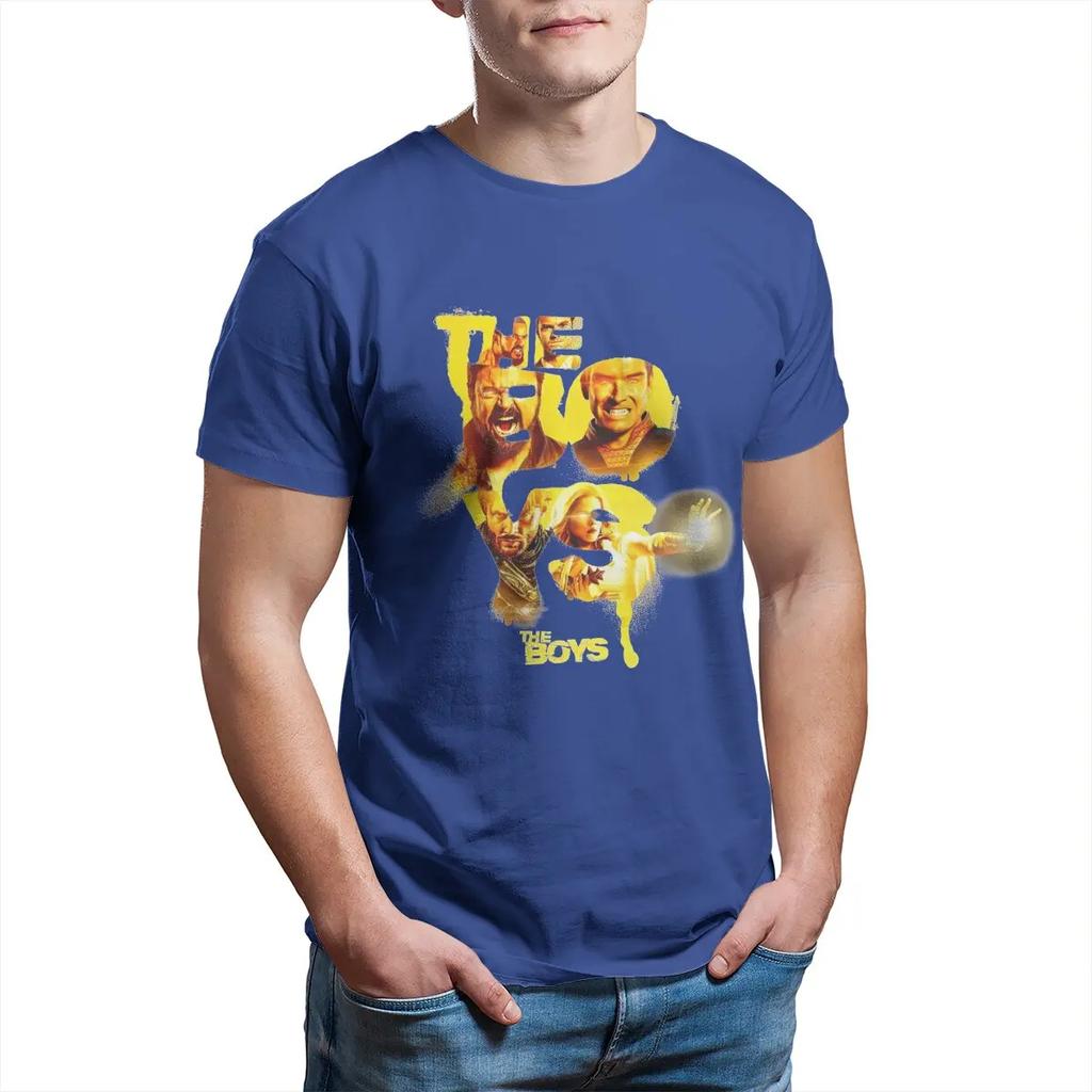 The Boys Tshirts Mens TV Show Starlight Women T-Shirts Homelander Funny T Shirt Cotton Fashion Designer Male Clothes Tops Tees