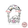 Медь Лучший Друг Любовь Навсегда Собака Качели Подвески Шармы Подходят к Оригинальным Браслетам-Шармам Женские Сделай Сам Ювелирные Изделия Подарки