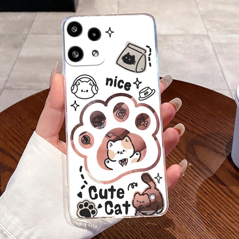 Casing For Nothing Phone 3a Lite Case Aesthetic Cute Cat Astronaut Transparent Soft Silicone Back Cover Phone3aLite Phone Case