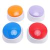 4PCS Dog Buttons for Communicating 30 Second Record Pet Training Buzzer Voice Recording Clicker Set