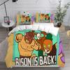 Game Burrito Bison Bedding Sets Quilt Bed Cover Comforter Duvet Cover Pillow Case 2-3 Pieces Sets Kids Adult Bedroom Decoration