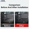 For TOYOTA CAMRY 12-23 Leather Carbon Fiber Pattern Door Anti-kick Sticker Modified Car Interior Protection Accessories Refit