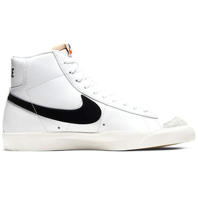 Nike Blazer Mid 77 Vintage 'White Black' Women's Sneakers Skateboard Shoes CZ1055-100