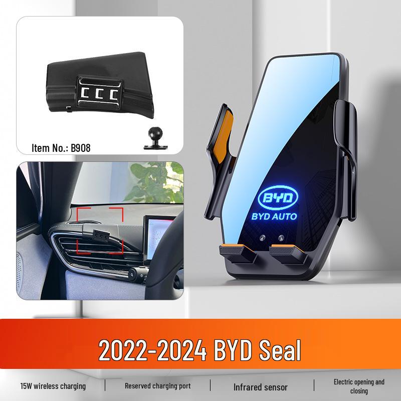 Автомобильный держатель для мобильного телефона BYD для Dolphin, Qin PLUS, Han EV, Tang DMI, Song MAX, Yuan PRO и E5
