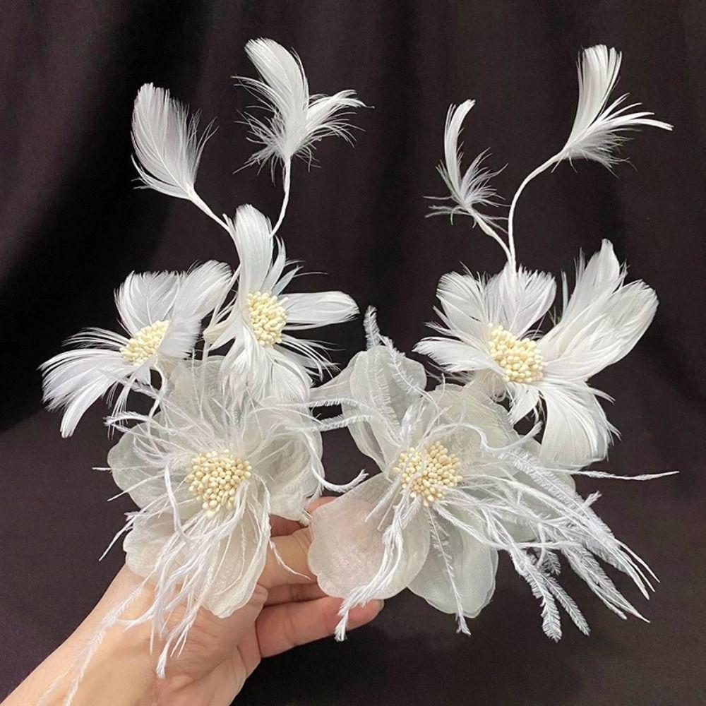 Милая фотографическая повязка на голову Элегантные свадебные аксессуары для волос Винтажный головной убор невесты Украшения для волос