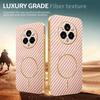 For Realme 14 Pro+ 5G Phone Case Carbon Fiber Textured Electroplated TPU Back Cover