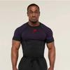 Мужская компрессионная футболка для бега GYMSHARK - Дышащая, плотно прилегающая для фитнеса и повседневной носки