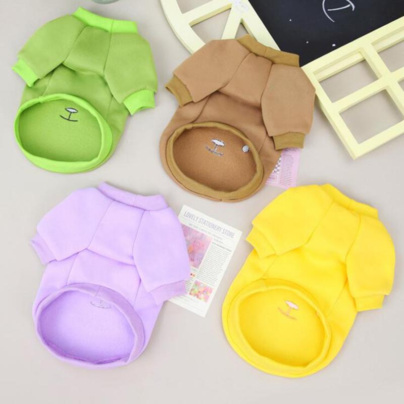 Cute Bear Pet Clothes for Small Medium Dogs Cats Jacket Warm Puppy Vest Pug Coat Chihuahua French Bulldog Yorkies