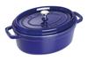 Cocotte Oval Grand Blue большой эмалированный горшок ручной работы, совместимый с IH японский La Cocotte Oval "Pico 31 см" [Авторизованный продукт] 40510-289