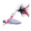 Bass Spinner Baits Fishing Lures, Inline Rooster Tail Spinner Lures Hard Metal Fishing Spoon Trout Salmon Lures Bait