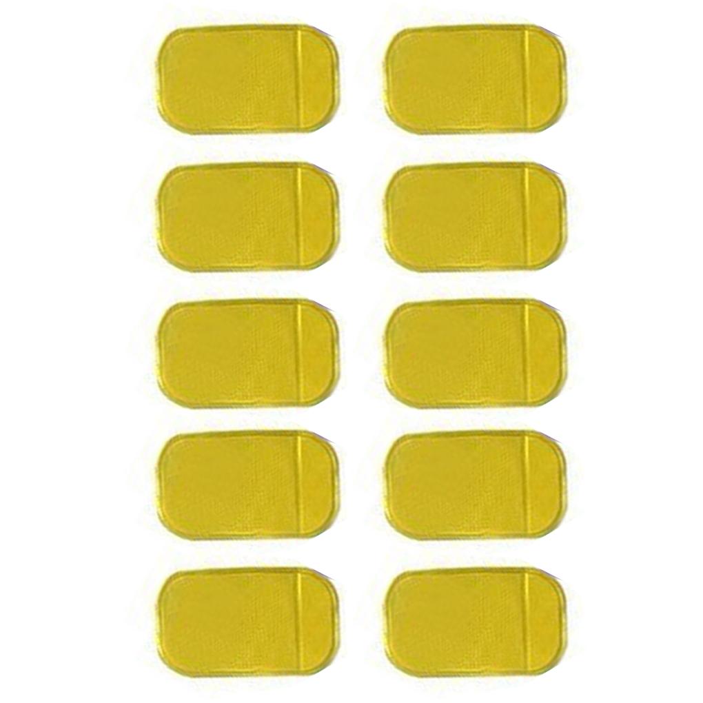 Упаковка из 10 противоскользящих ковриков, изысканные милые автомобильные аксессуары для приборной панели, коврики-пауки для автомобиля, мини-карты, свободное вращение, подкладки для телефонов