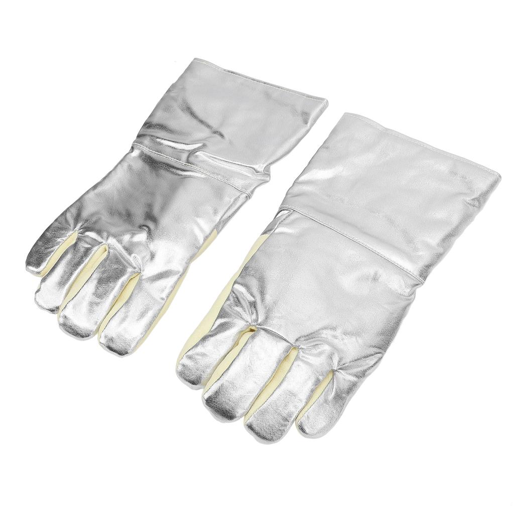 Перчатки термостойкие 500℃ противоожоговые износостойкие перчатки с усиленным большим пальцем для сталелитейных заводов Fo