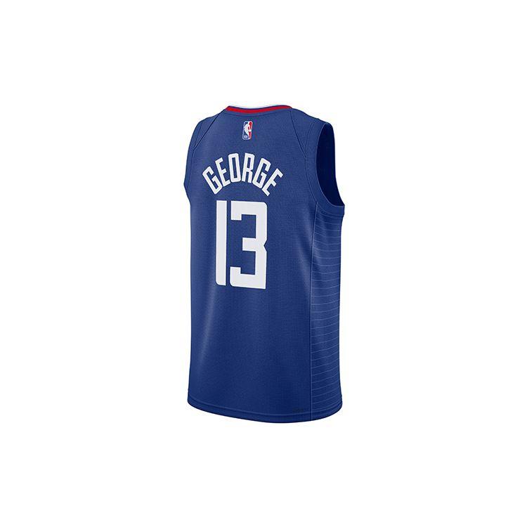 Nike X NBA Youth Los Angeles Clippers Paul George быстросохнущая дышащая баскетбольная майка детская джерси королевско-синяя 3Z2B7BX2P00-CLIPG