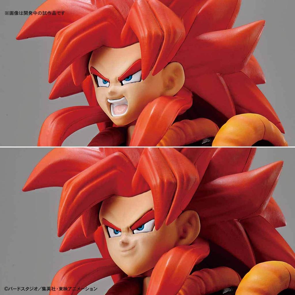 Стандартный пластиковый модельный набор Figure-rise Super Saiyan 4 Гогота из Dragon Ball Super, предварительно окрашенный