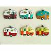 10Pcs Campers Keychain Soft Silicone Motorhome Charm Keyring for Camping Enthusiasts Portable Backpacks Accessory