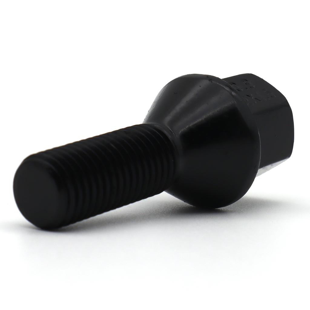 4x автомобильных легкосплавных колесных болта, гайки, шестигранные, M12x1,5 17 мм, черные для BMW 1 3 5 7 серии Z1 Z3 Z4 E81 E87 E46 E90 E93 E60 E61 E65 Mini R50 R53 R56 R52 R55 R57