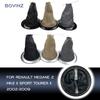 Black Gray Beige For Renault Megane 2 MK2 II Sport Tourer II 2002-2009 Car Gear Shift Knob Gaiter Boot Cover Lever Shifter Case