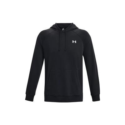 Under Armour Rival флисовая толстовка с капюшоном однотонный флисовый пуловер свитшот мужские толстовки черный 1379861-001