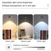 LED Wall Light USB Charging Wirelessly Dimmable Motion Sensor Bedroom Bedside Living Home Decoration Spotlights Night Wall Lamp