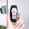 Shell Fob For Ford Fiesta Kuga MK3 4 Focus 3 4 ST Mustang F-150 Explorer Edge Mondeo 5 MK5 TPU Leather Car Key Case Cover Holder
