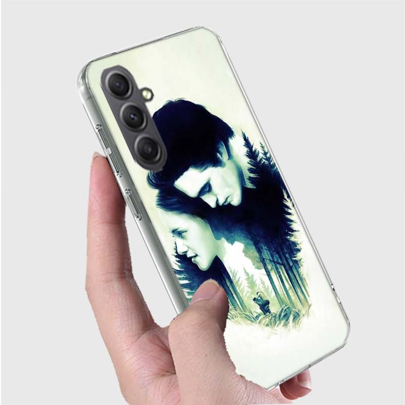 Чехол для телефона Team Edward Jacob Twilight для Samsung A16 A26 A36 A56 A17 A37 A57 A07 A06 A02S A03 A04S A05S Galaxy Note 20 10 A50S