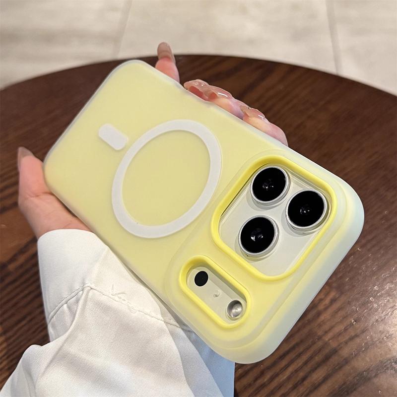 Роскошный Магнитный Чехол 2-в-1 Конфетных Цветов Для iPhone 17 Air 16 15 14 13 12 11 Pro Max Plus Для Беспроводной Зарядки MagSafe Матовый Чехол