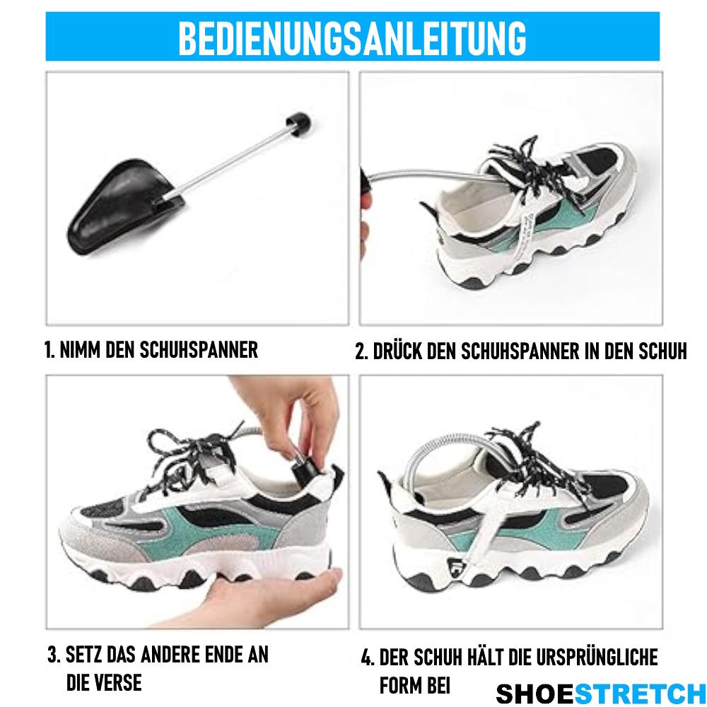 SHOESTRETCH Распорки для обуви Растяжители обуви Растяжители обуви Расширители обуви Спиральная пружина 2 шт.