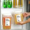 1.6L/2L Cold Water Pot Transparent Fruit Tea Drink Kettle Beverage Dispenser  Kitchen Refrigerator
