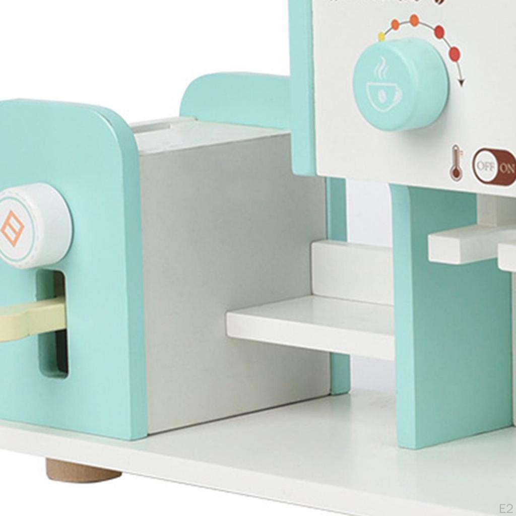 Детская деревянная игрушка-кофеварка для детей от 3 лет и старше, идеальный подарок для развития хватательных способностей рук, аксессуары