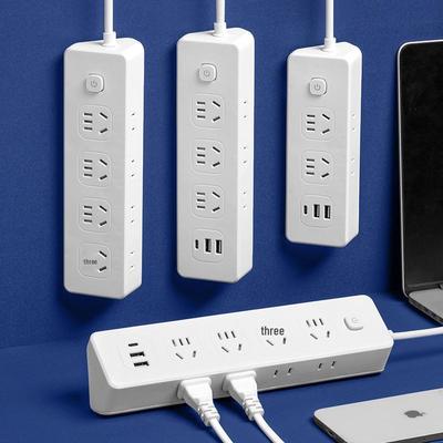 USB Сетевой фильтр с многорозеточным удлинителем для использования в офисе и общежитии
