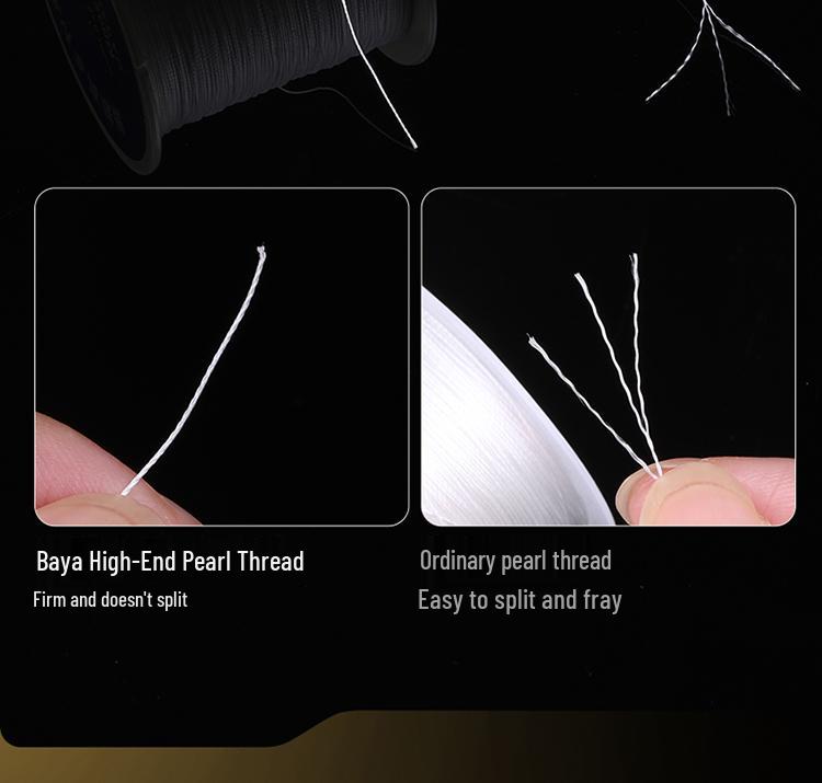 Японская жемчужная нить: Износостойкий ювелирный шнур для плетеных вручную ожерелий и браслетов