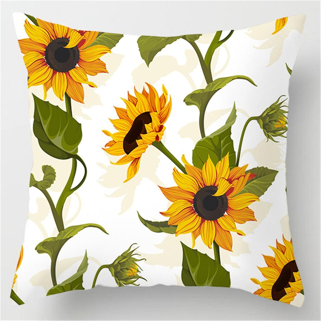 Летняя подушка с подсолнухом, домашний декор, наволочка, наволочка