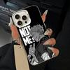 Популярный-Аниме--Магическая Битва Чехол для Телефона Для iPhone 11 12 13 14 15 16Pro Max Plus белый Серебристый Чехол для Телефона