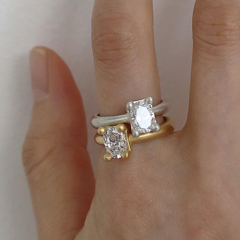 eveningbell [silver925] Pebble ring (silver)