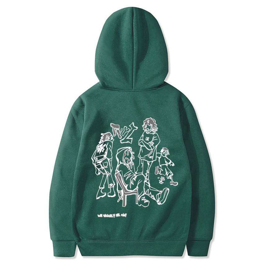 Женская панк уличная мода толстовка с капюшоном повседневная уличная толстовка для катания на роликах беговая толстовка в стиле киберпанк осень-зима